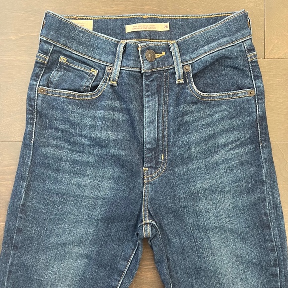 Levi's Mile High Super Skinny Jean in Dark Indigo - Picture 7 of 12